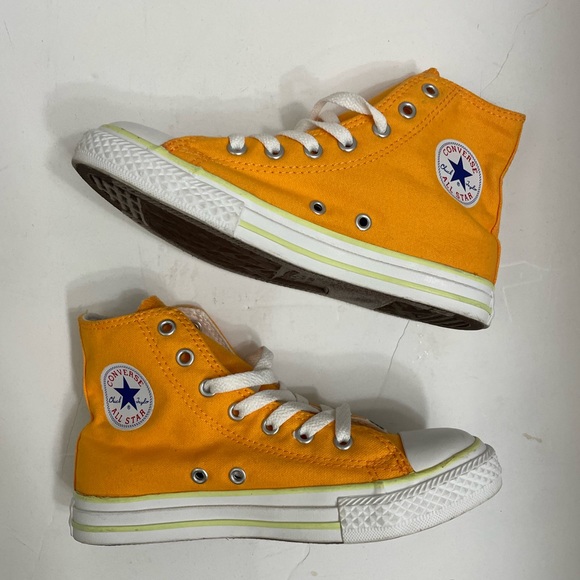 Converse Chuck Yellow/Blue/Green Taylor All Stars Space Hi Sz(2) - Picture 4 of 6